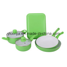 Ustensiles de cuisine 7 PCS Aluminium Non-Stick Coating Cookware Set